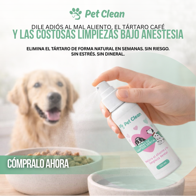 PetClean™ — Dientes Limpios, Sin Cepillo y Sin Veterinario.