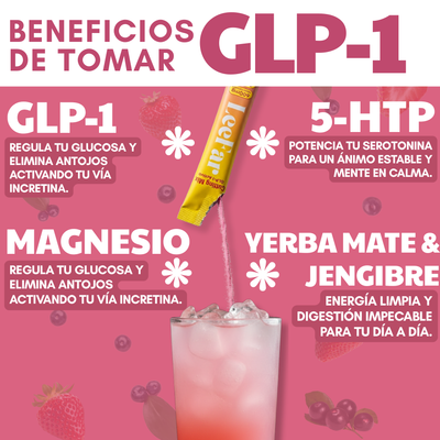 Naturox Cutting Mix – Apoyo Dual para Antojos y Metabolismo | Berberina, Cromo, 5-HTP, Yerba Mate y Magnesio | Apoya el Camino GLP-1, Azúcar en Sangre y Salud Intestinal | Sabor Fresa Açaí – 30 Porciones