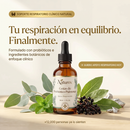 Naturox™ – Gotas de Probiótico Pulmonar